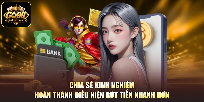 Chia sẻ kinh nghiệm hoàn thành điều kiện rút tiền nhanh hơn