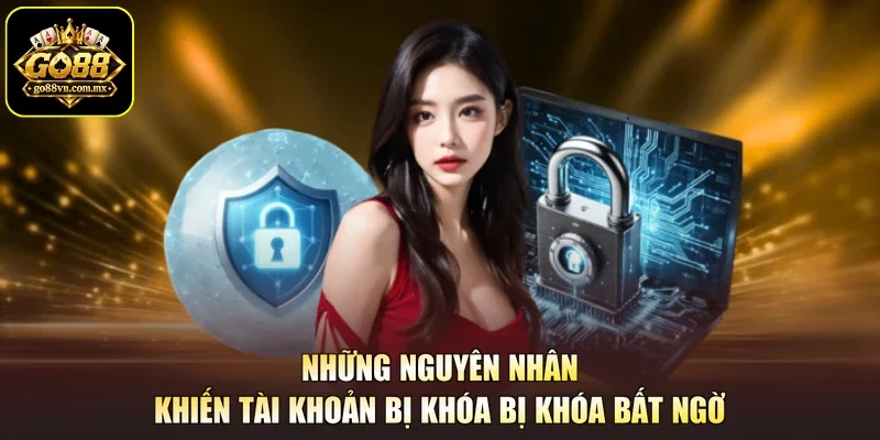 Những nguyên nhân khiến tài khoản bị khóa bị khóa bất ngờ